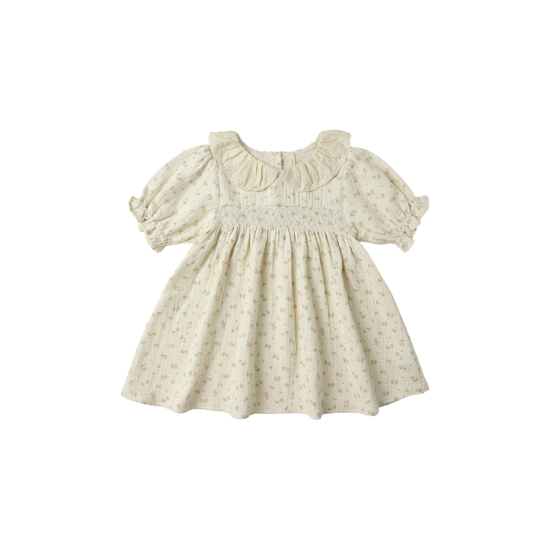 Quincy Mae Callie Short Sleeve Dress - Golden Floral