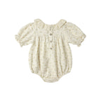 Collared Bubble Jumpsuit - Golden Floral