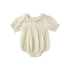 Collared Bubble Jumpsuit - Golden Floral