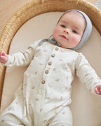 Quincy Mae Long Sleeve Jumpsuit - Doves