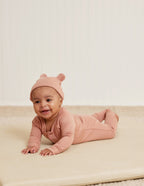Quincy Mae Baby Bear Beanie - Rose