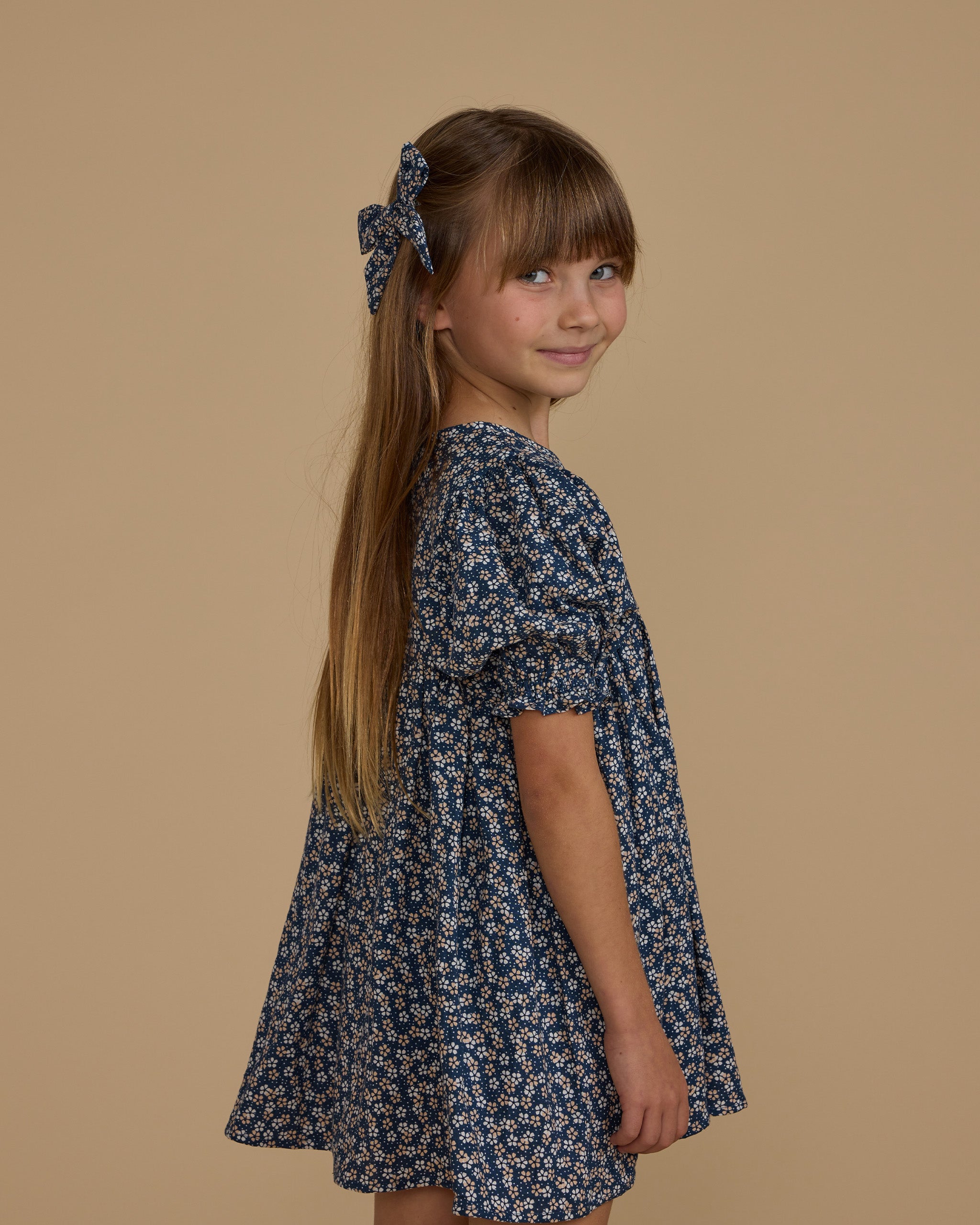 Rylee + Cru Jolene Dress - Blue Floral