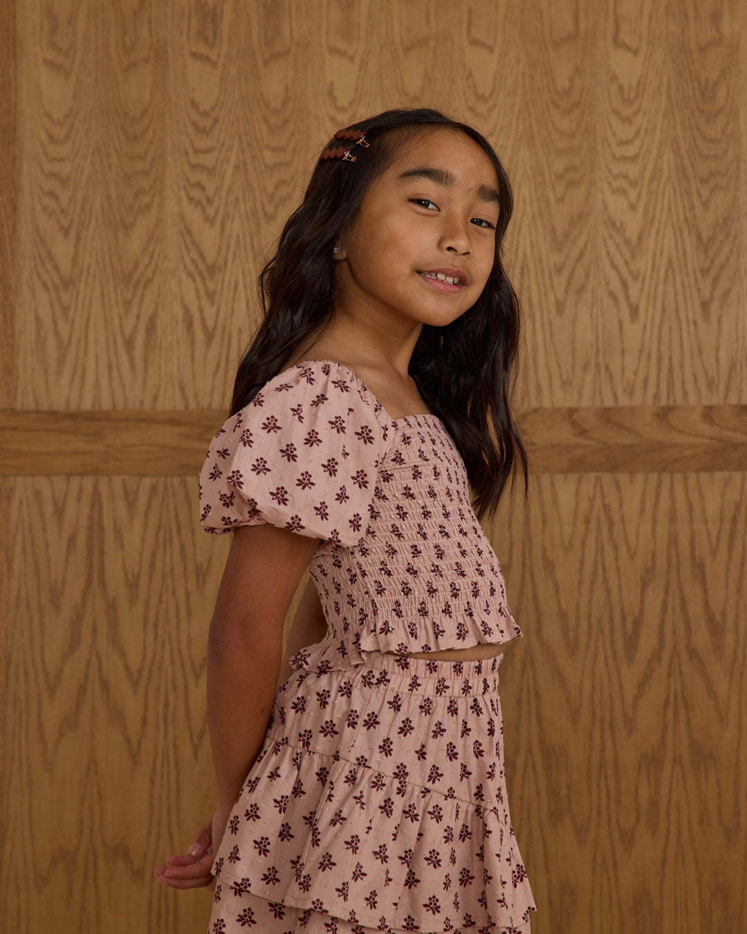PRE-ORDER Rylee + Cru Rose Dress || Blush Fleur