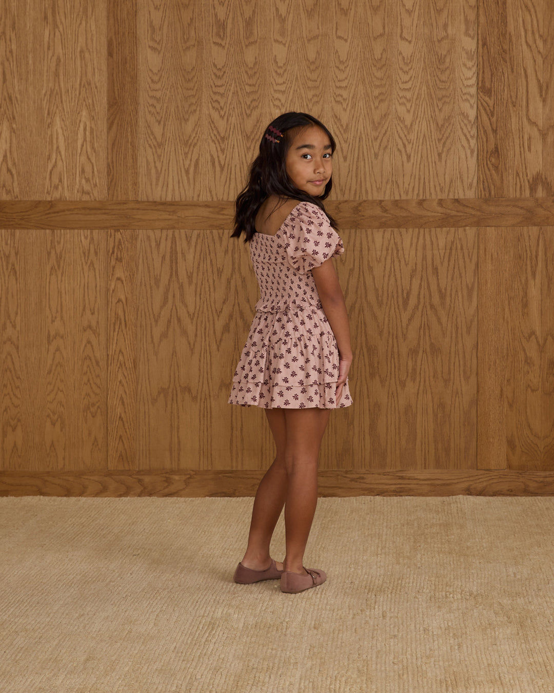 PRE-ORDER Rylee + Cru Rose Dress || Blush Fleur