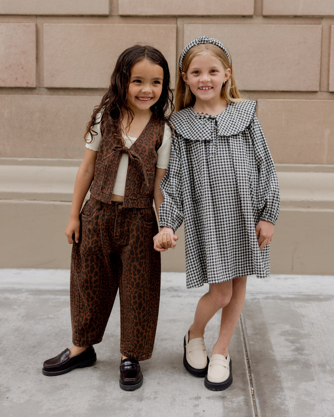 PRE-ORDER Rylee + Cru Mini Dress || Black Gingham