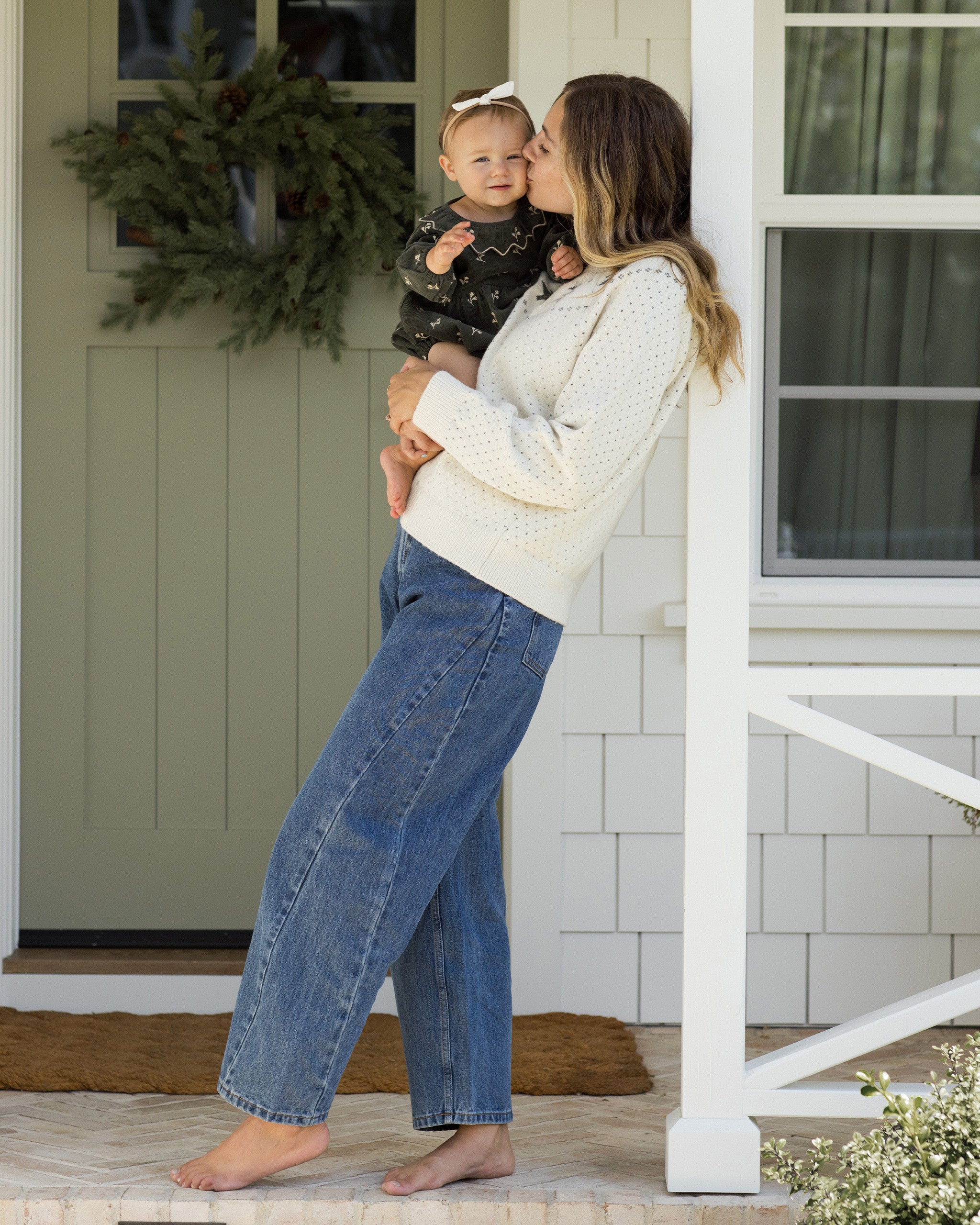 Rylee + Cru Freya Romper - Blossom Embroidery
