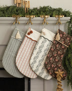Christmas Stocking - Green Vine