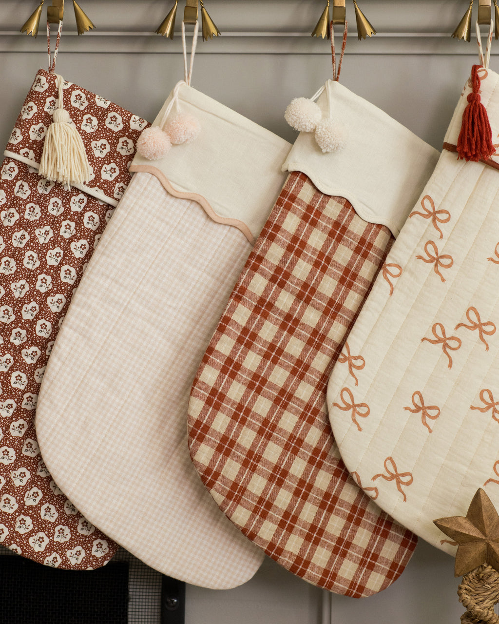 Rylee + Cru Christmas Stocking - Petal Gingham