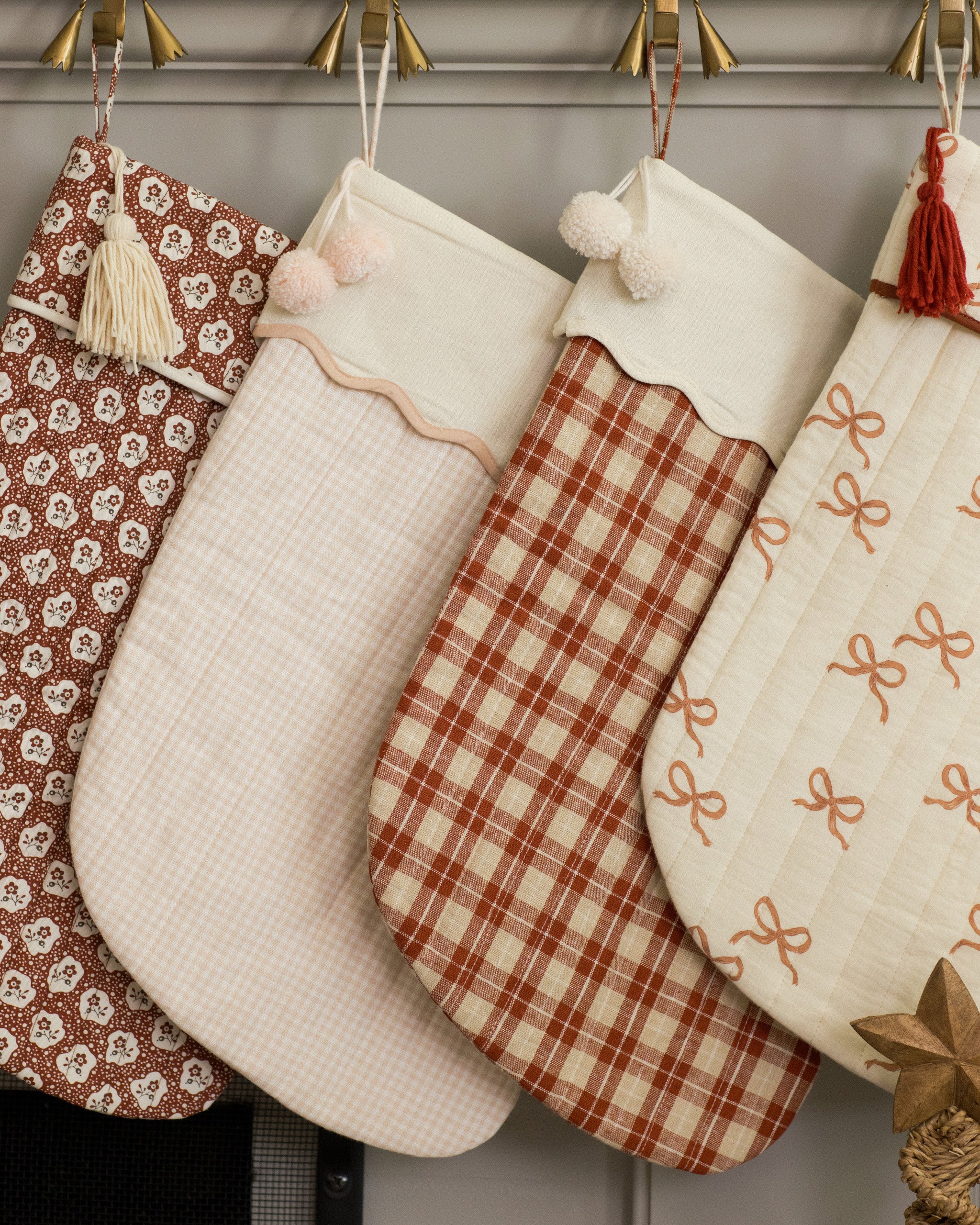 Rylee + Cru Christmas Stocking - Petal Gingham