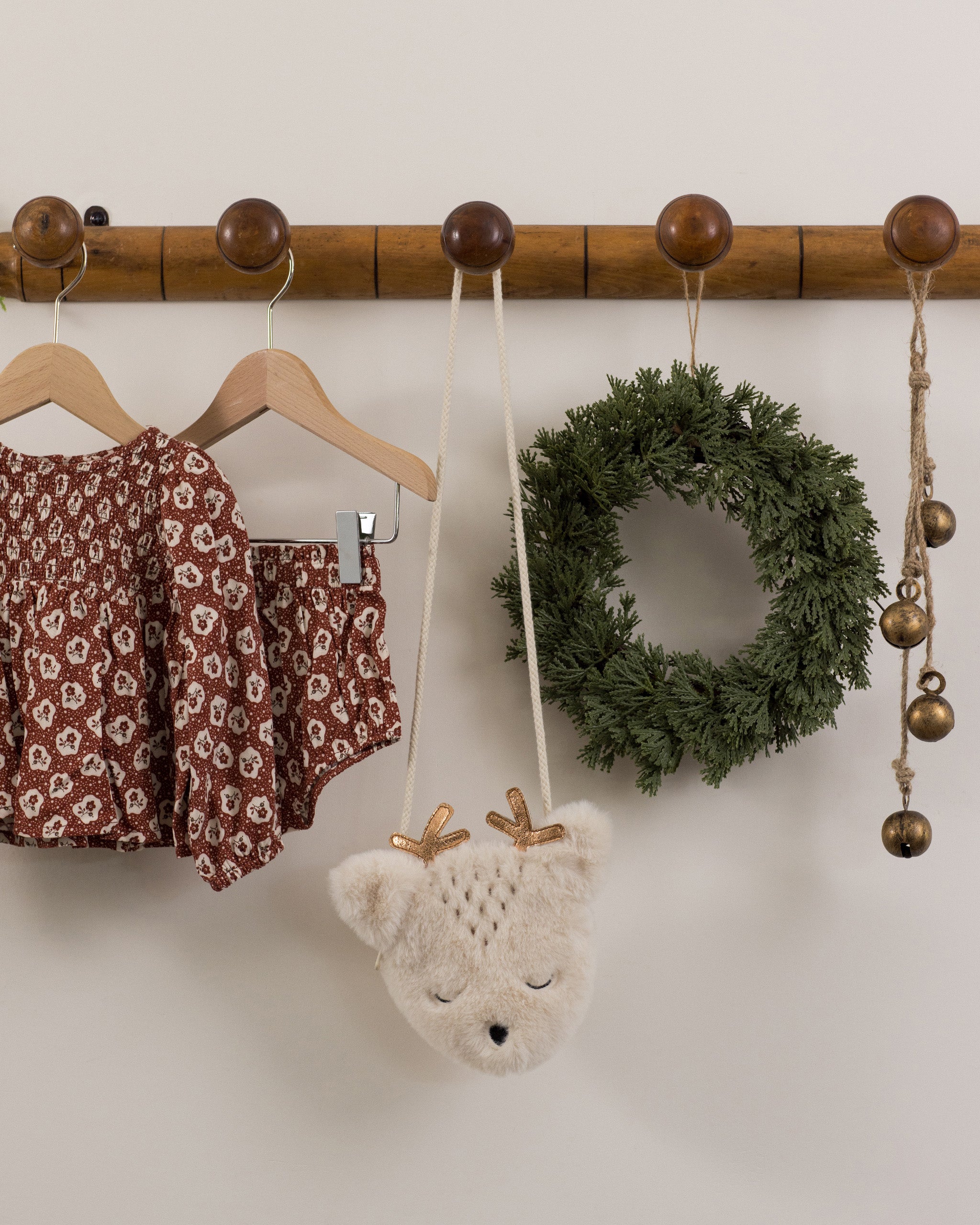 Rylee + Cru Deer Purse Oat