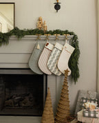 Christmas Stocking - Green Vine