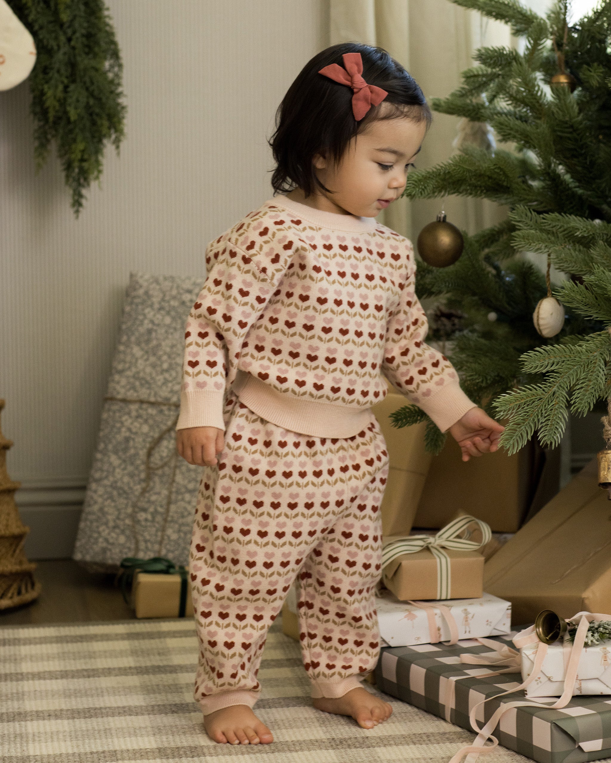 Rylee + Cru Shiloh Sweater - Ruby Hearts
