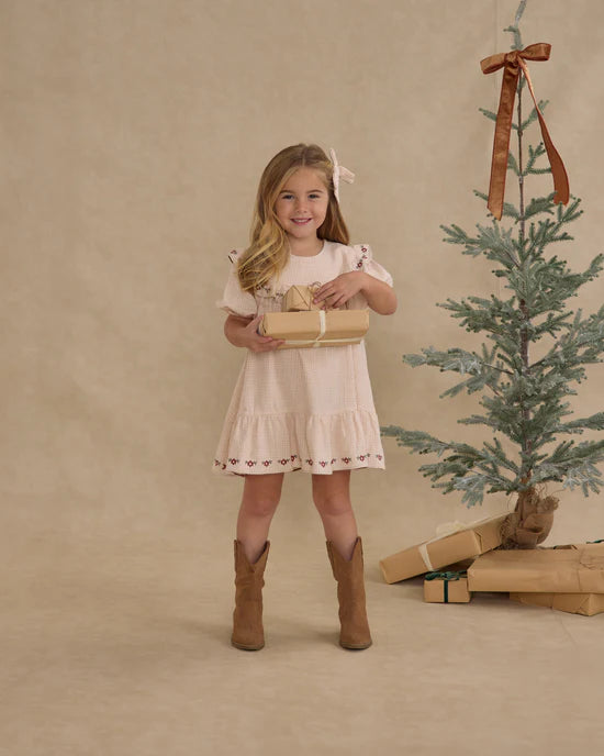 Cordelia Dress - Petal Gingham