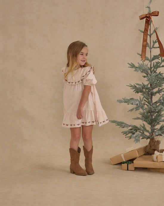 Cordelia Dress - Petal Gingham