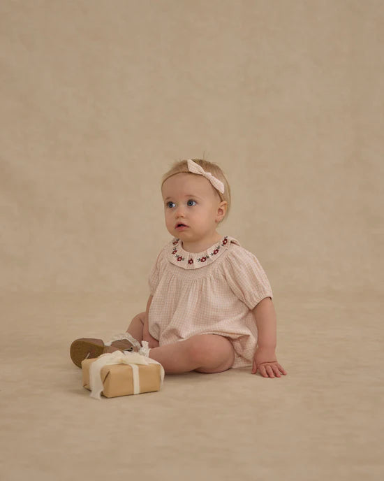 Lula Romper - Petal Gingham