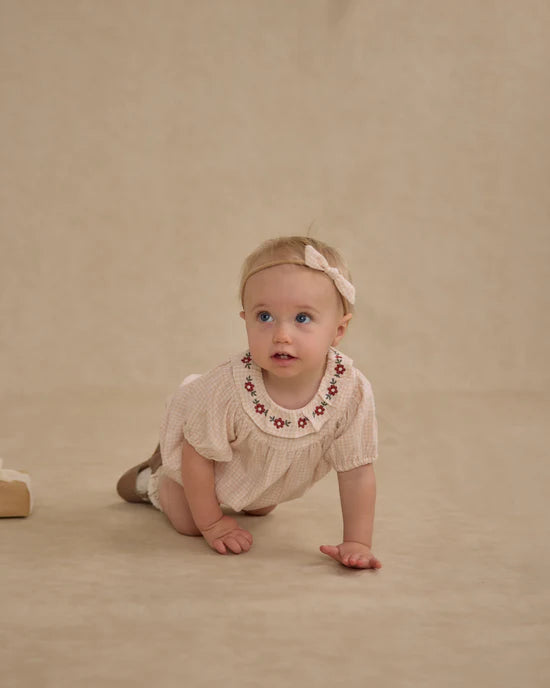 Lula Romper - Petal Gingham