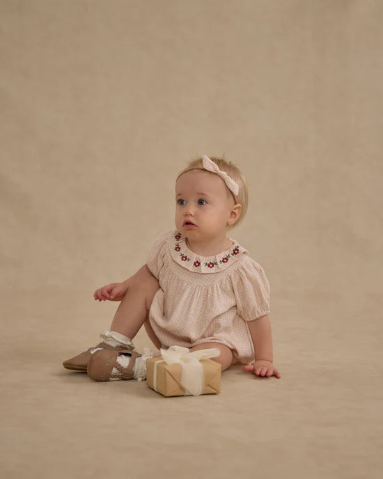 Lula Romper - Petal Gingham