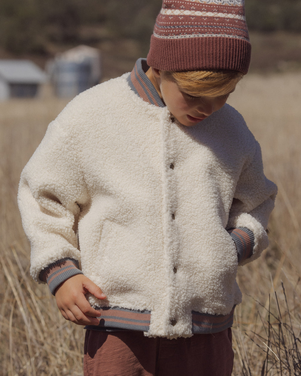 PRE-ORDER Sherpa Bomber - Natural