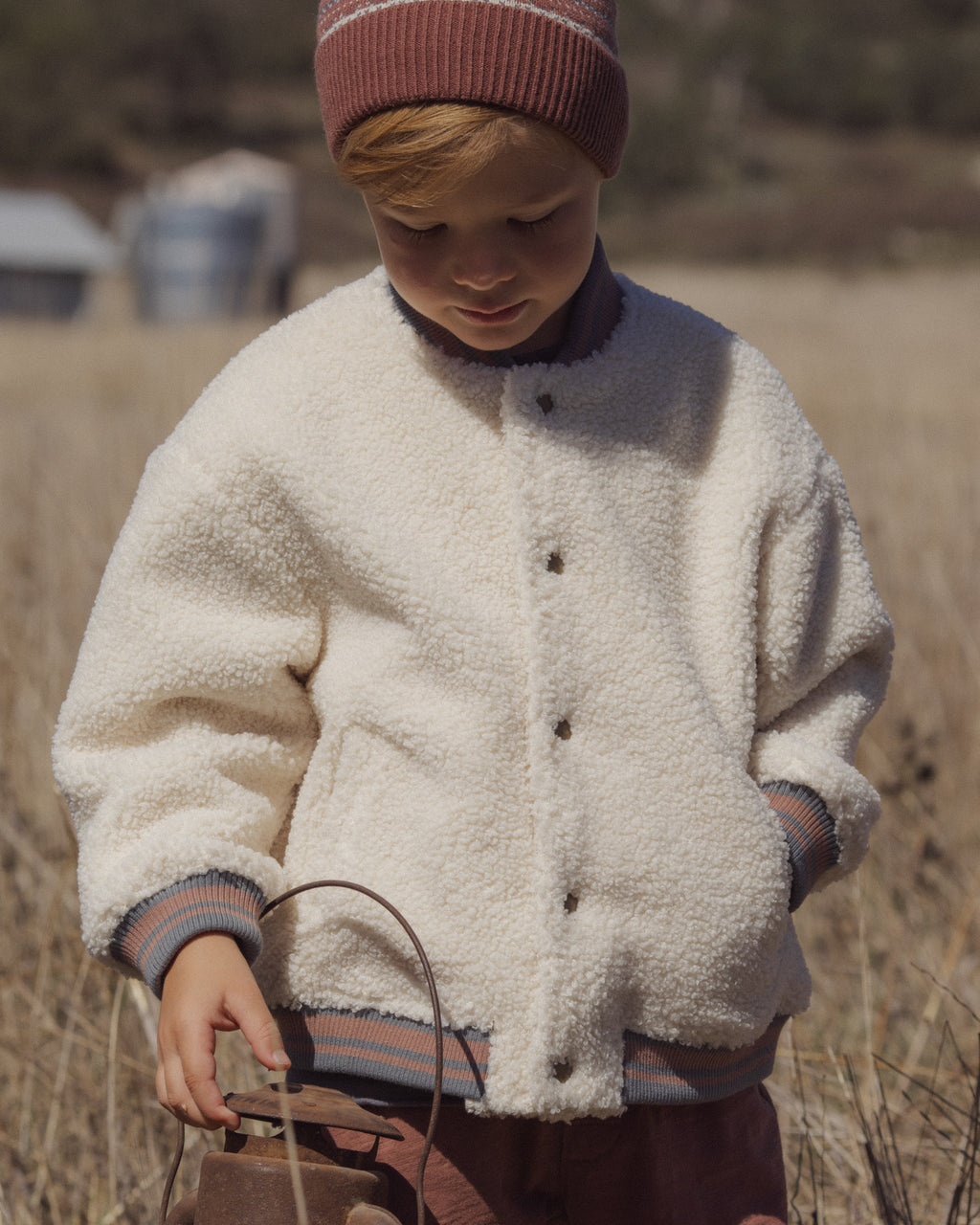 PRE-ORDER Sherpa Bomber - Natural