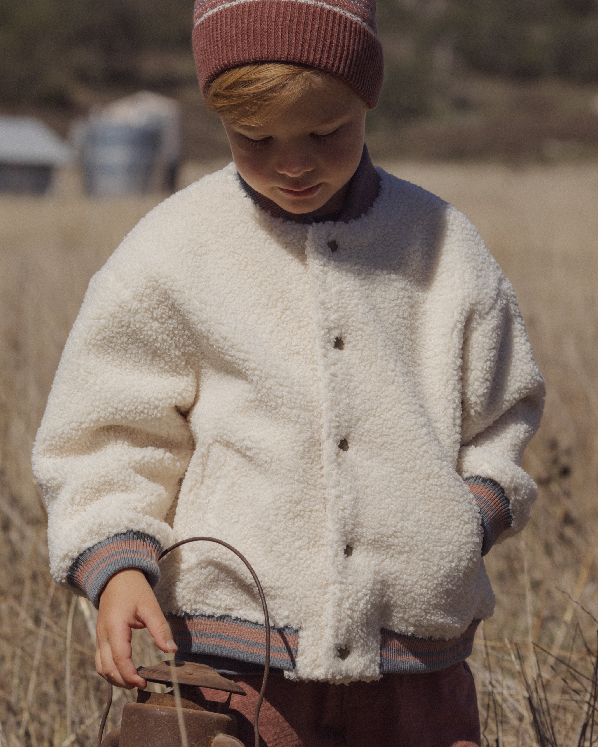 PRE-ORDER Sherpa Bomber - Natural