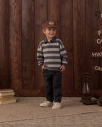 PRE-ORDER Rugby Polo - Sage Stripe