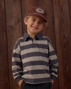 PRE-ORDER Rugby Polo - Sage Stripe