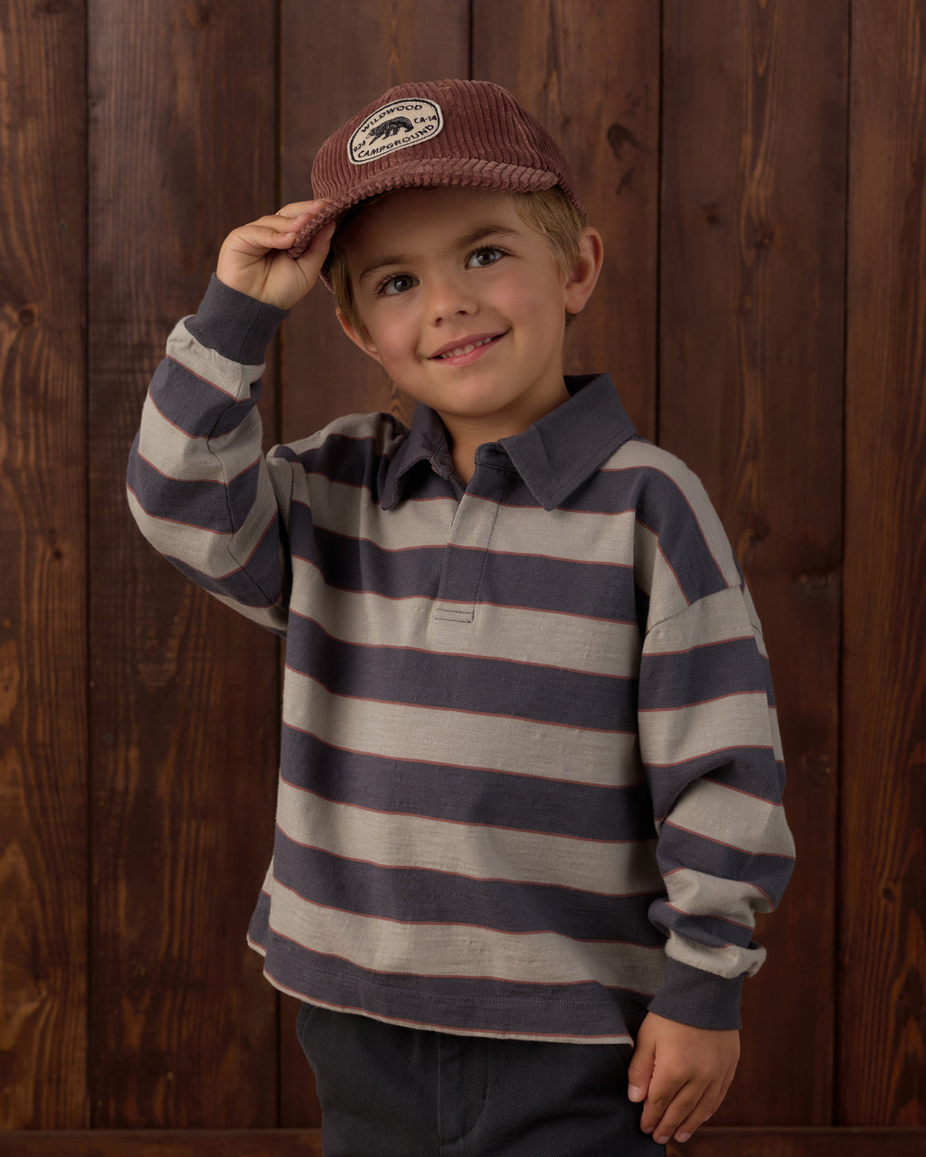 PRE-ORDER Rugby Polo - Sage Stripe