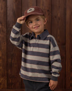 PRE-ORDER Rugby Polo - Sage Stripe
