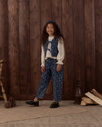 PRE-ORDER Denim Vest - Heart Ditsy