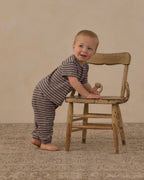 Jersey Tee + Pant Set Vintage Stripe