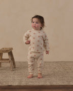 Long Sleeve Tee + Pant Set Pink Daisies