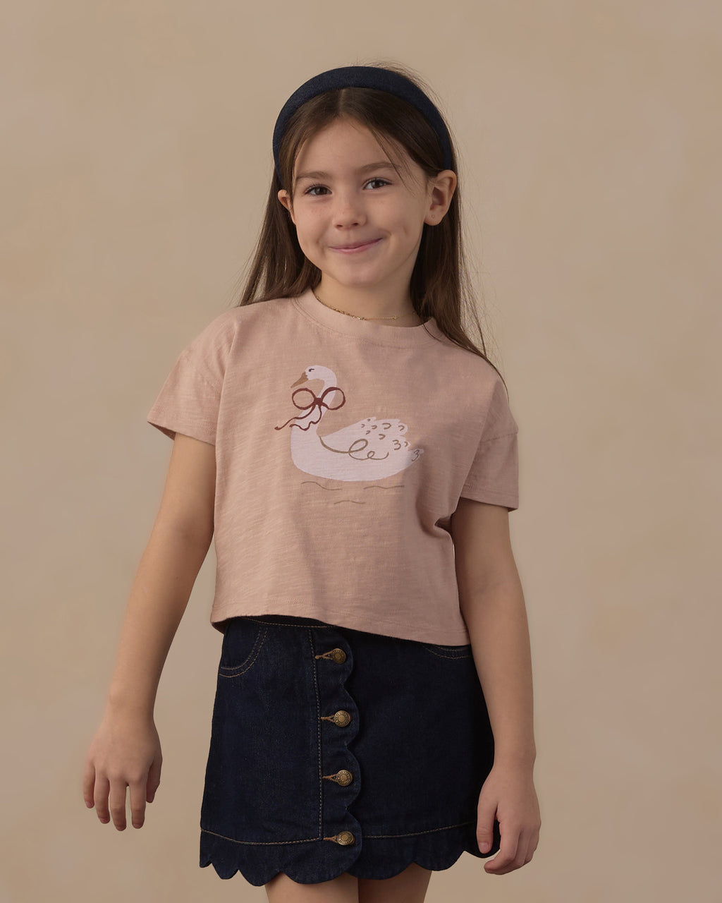 Boxy Tee Swan