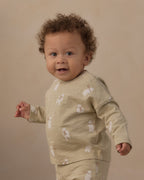 Organic Pajama Long John Polar Bears