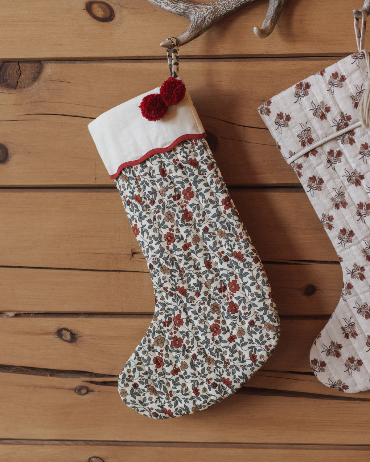 Noel Stocking - Holiday Floral