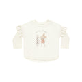 Ruffle Long Sleeve Tee - Mouse