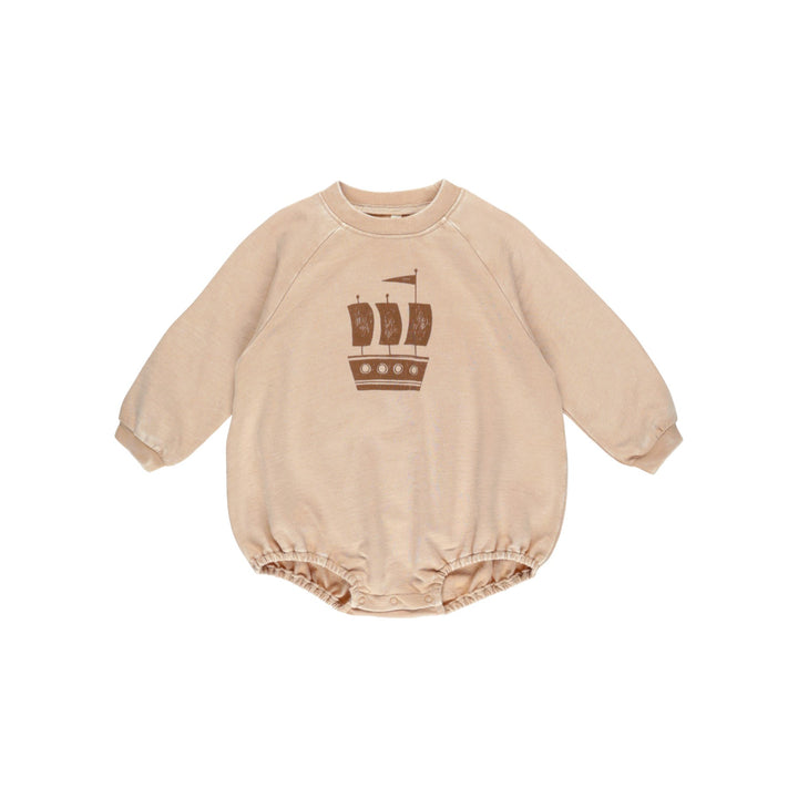 Rylee + Cru Crewneck Romper - Ship