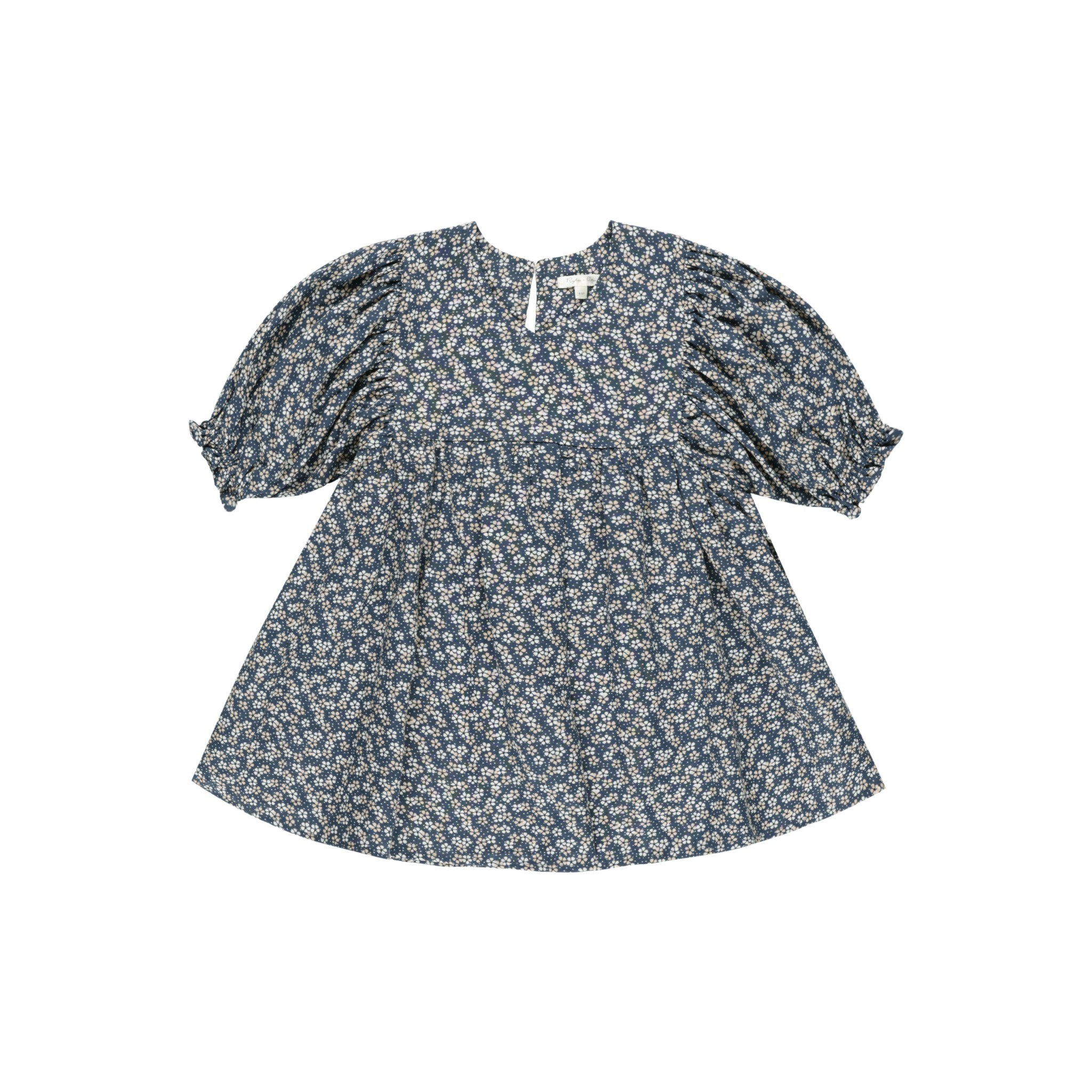 Rylee + Cru Jolene Dress - Blue Floral
