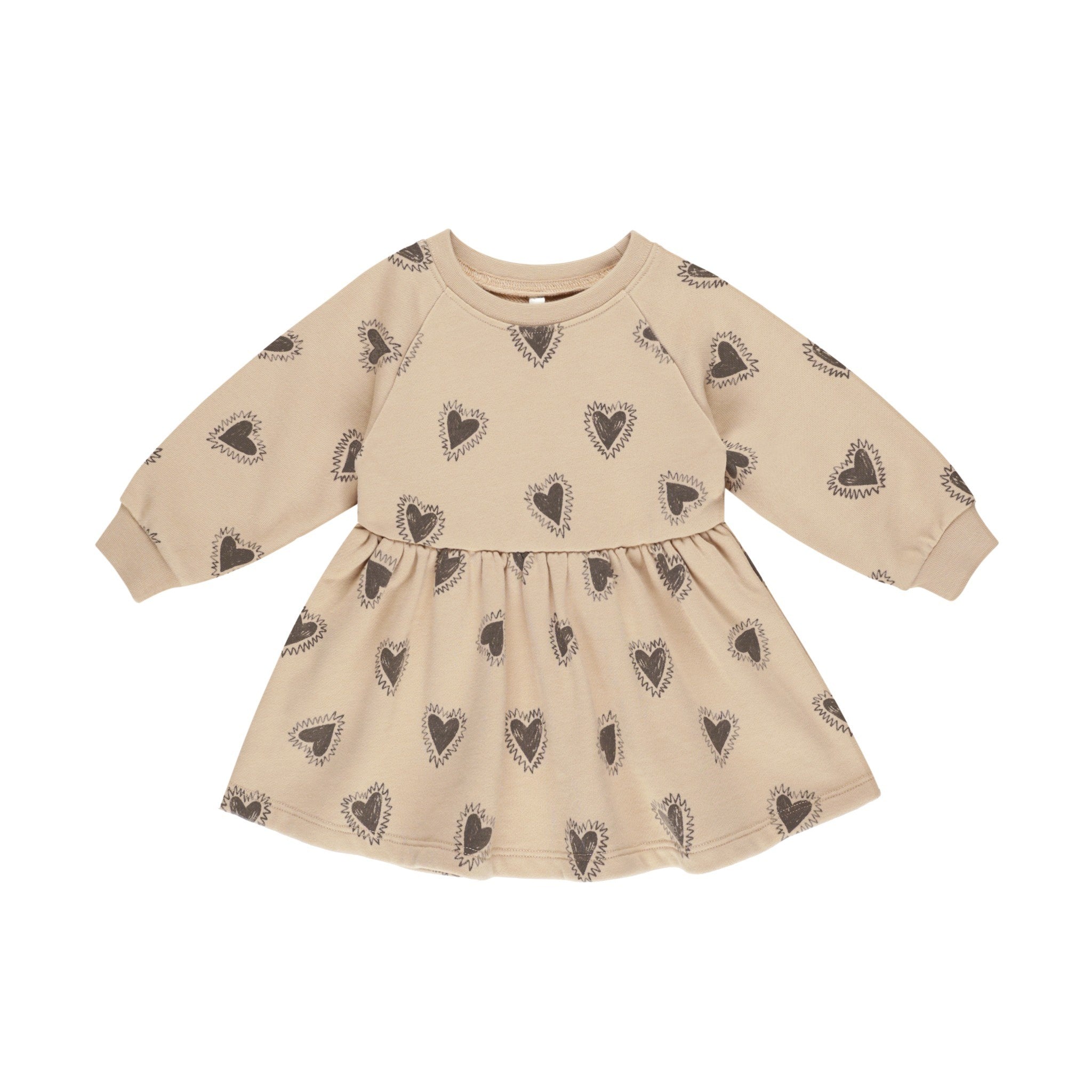 Rylee + Cru Raglan Dress - Hearts