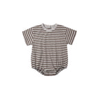 Relaxed Bubble Romper Vintage Stripe