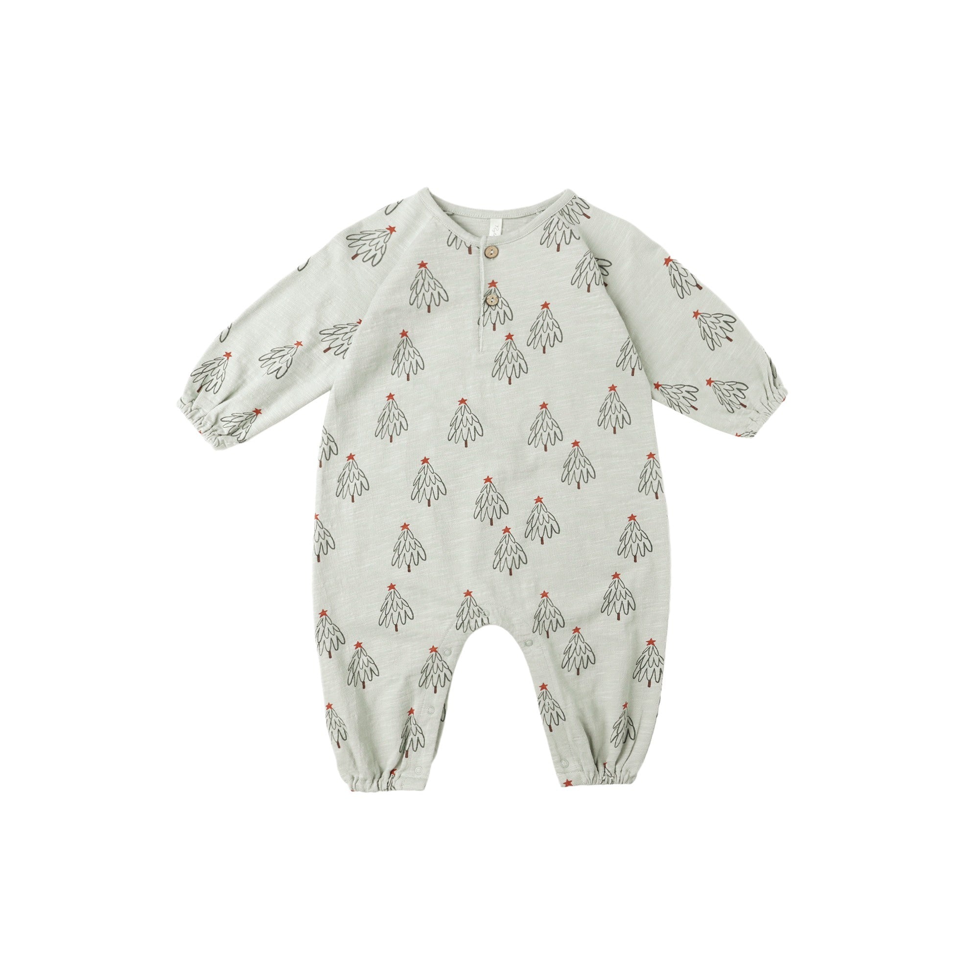 Rylee + Cru Henley Jumpsuit - Trees