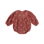 Gwen Romper - Embroidered Daisy