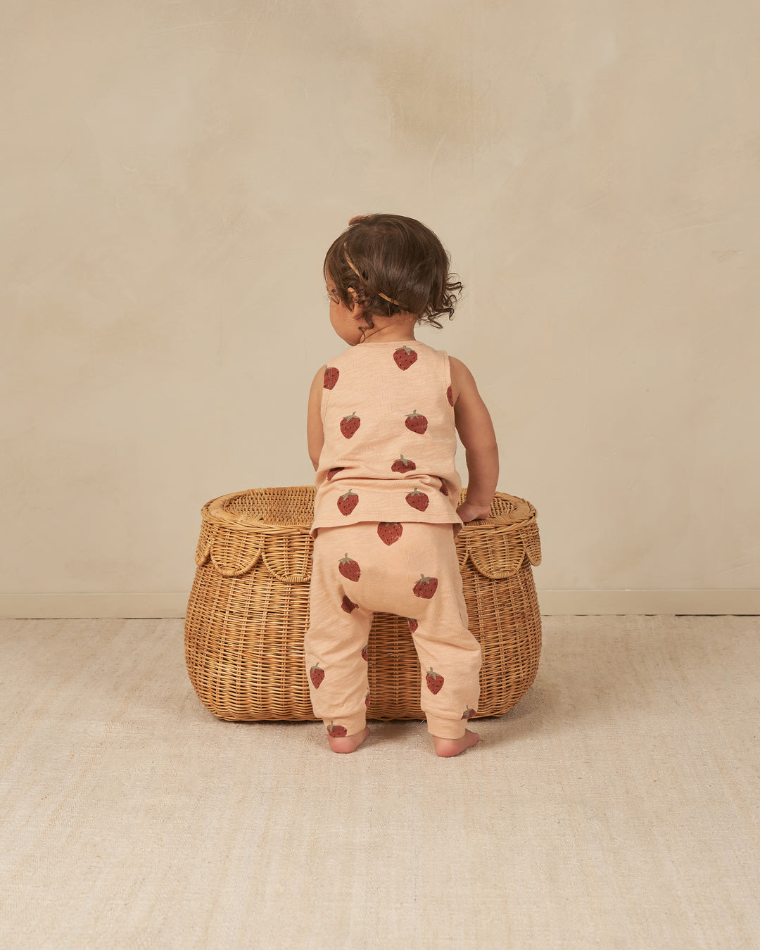 Rylee + Cru Tank and Slouch Pant Set - Strawberries