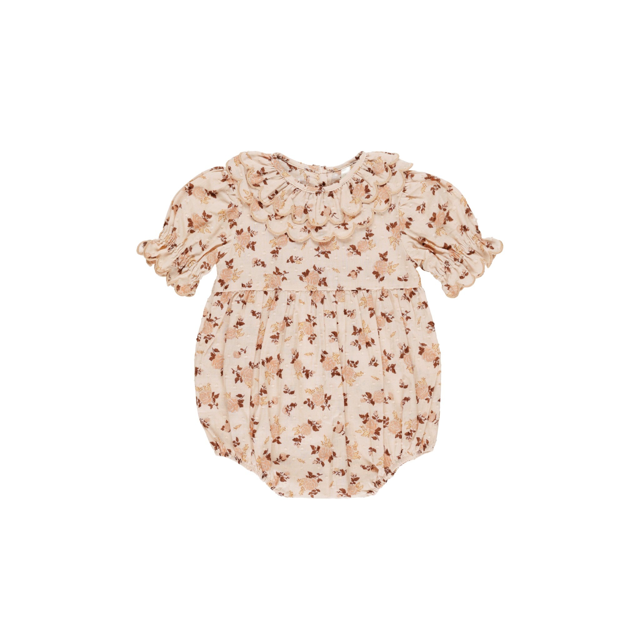 Rylee + Cru Liv Romper - Harvest Rose