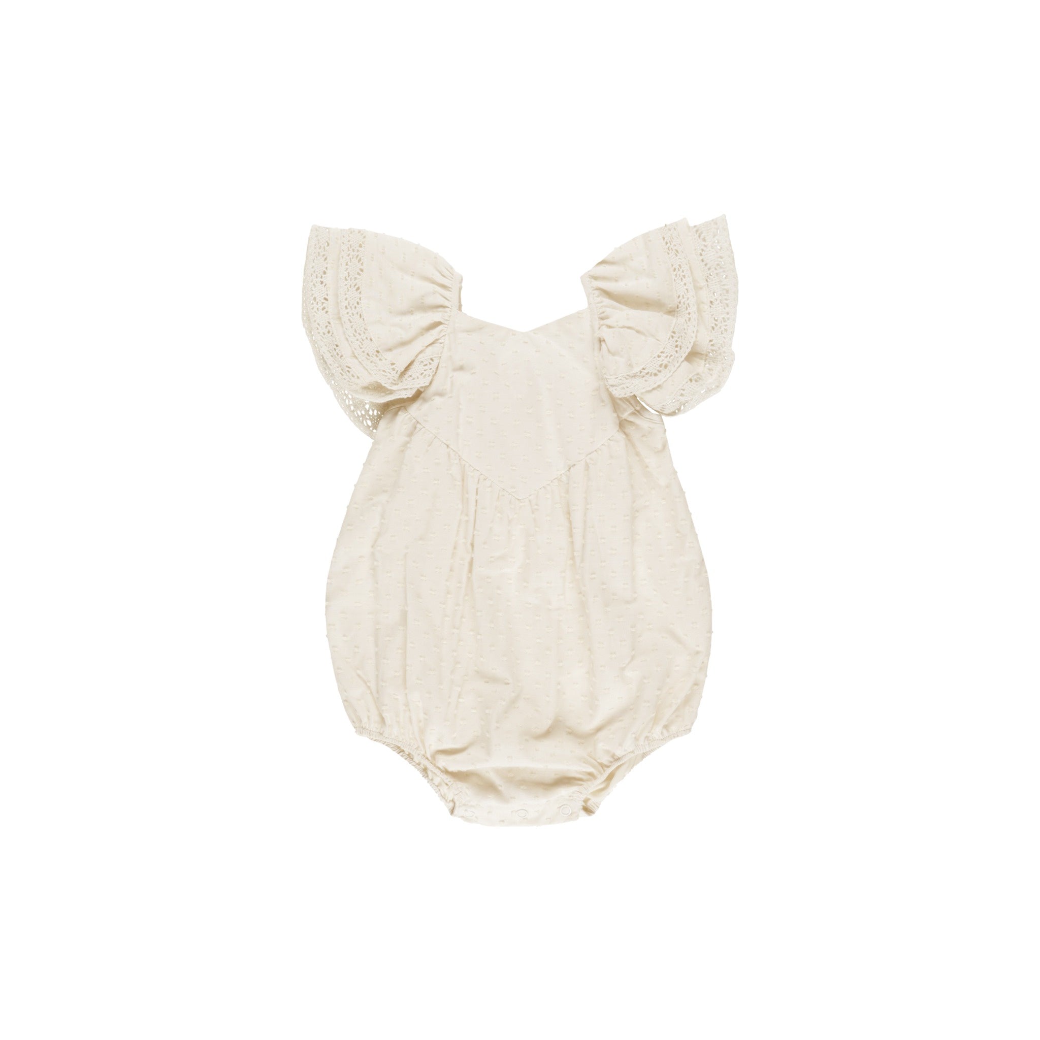 Rylee + Cru Roxy Romper - Natural