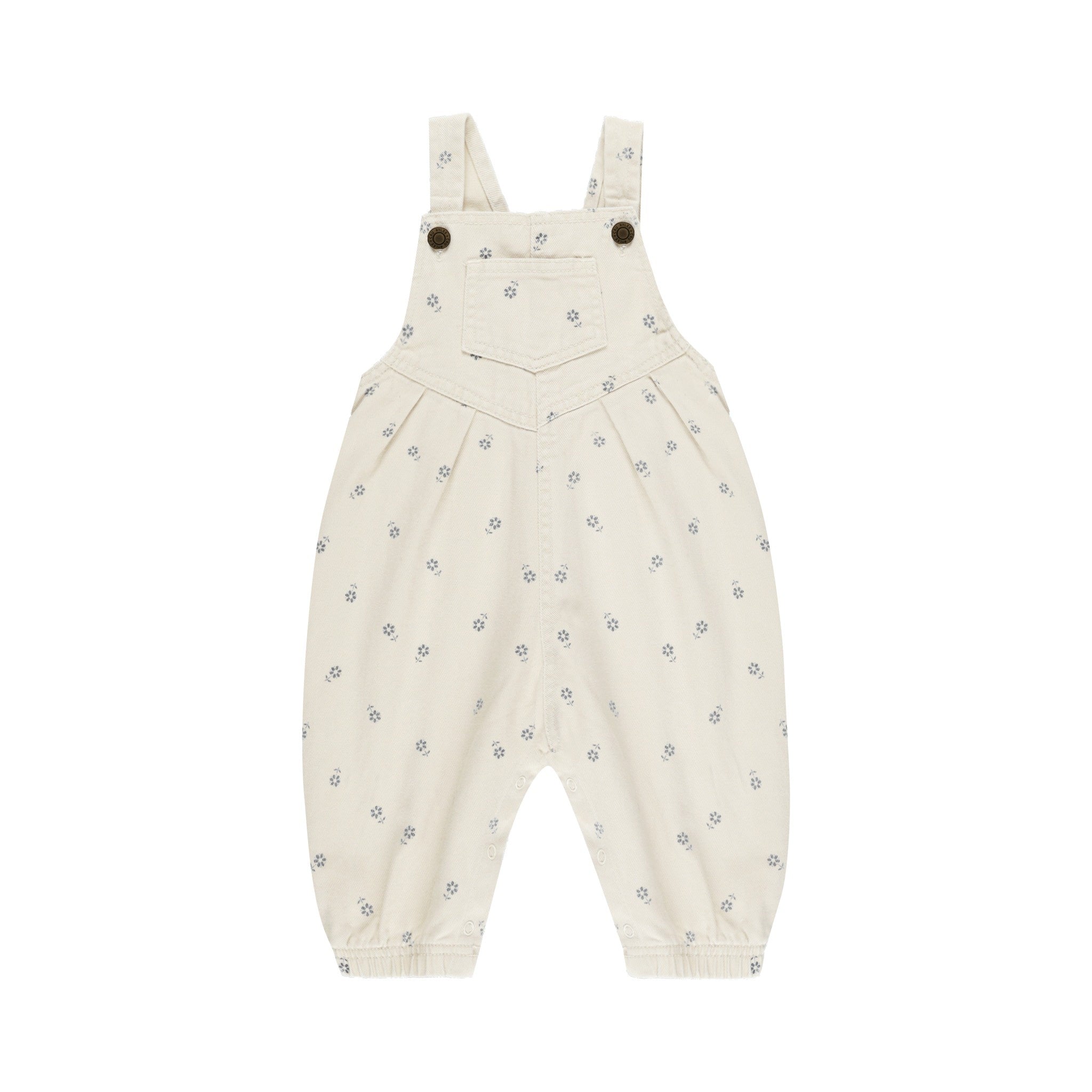 Rylee + Cru Vintage Overall - Blue Daisy