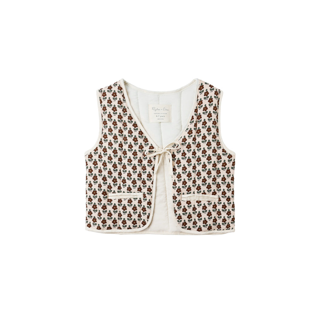 Quilted Vest - Harvest Floral