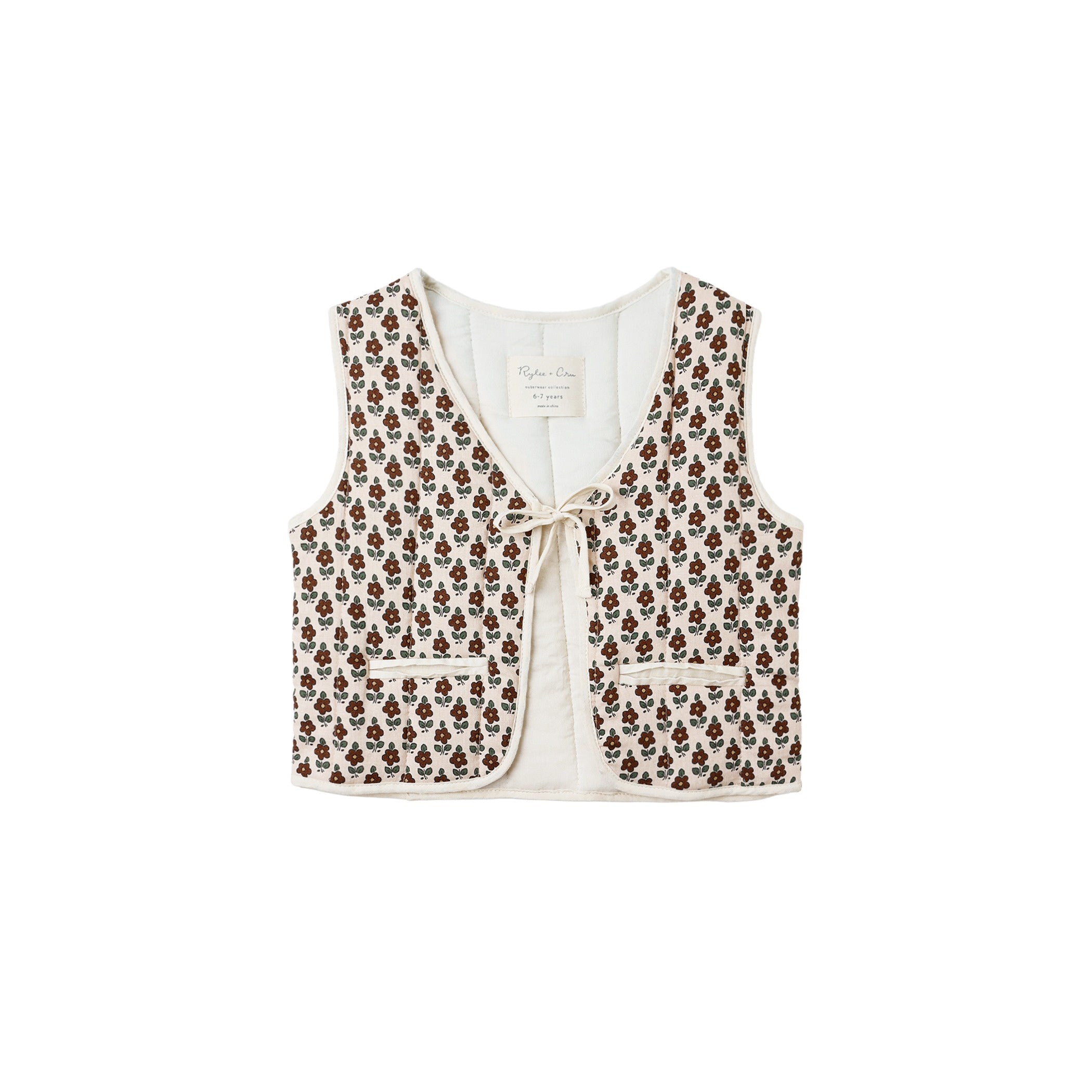 Quilted Vest - Harvest Floral