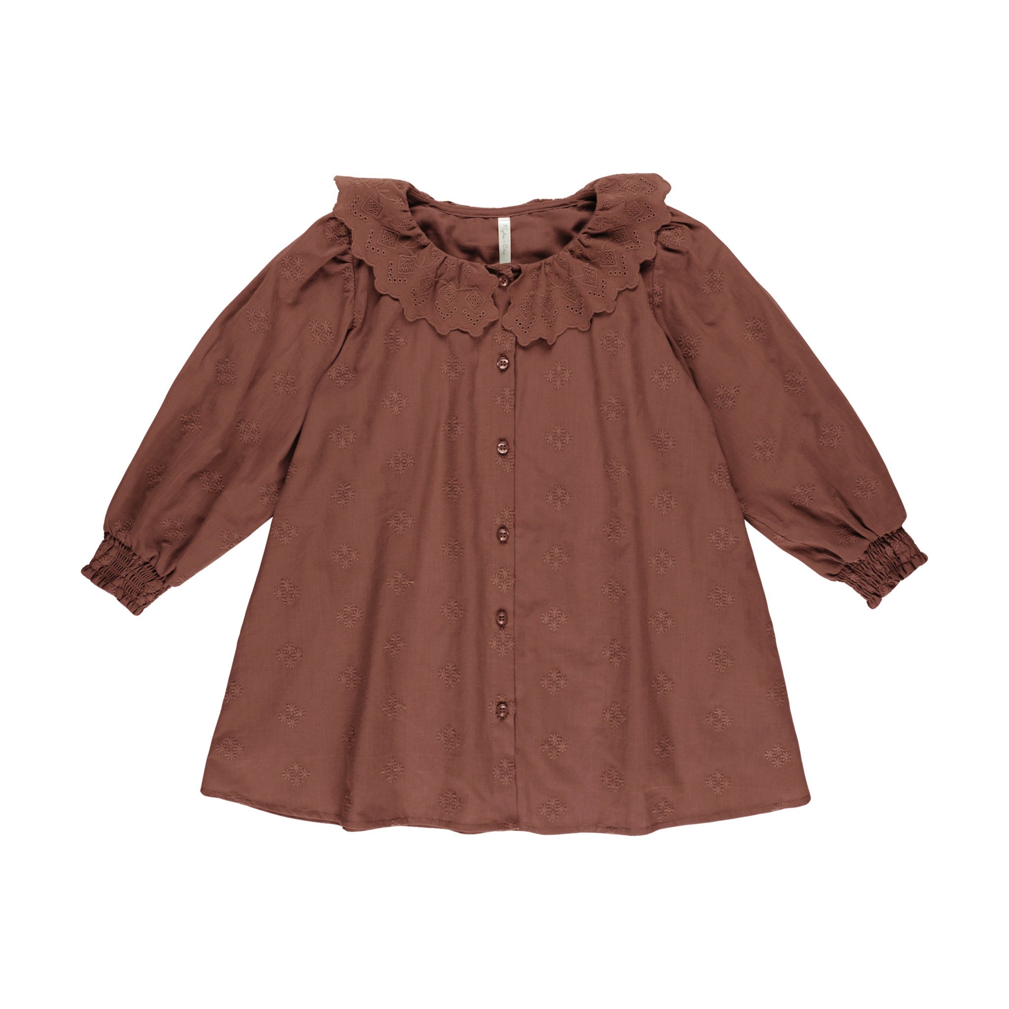 Rylee + Cru Colette Mini Dress - Brick