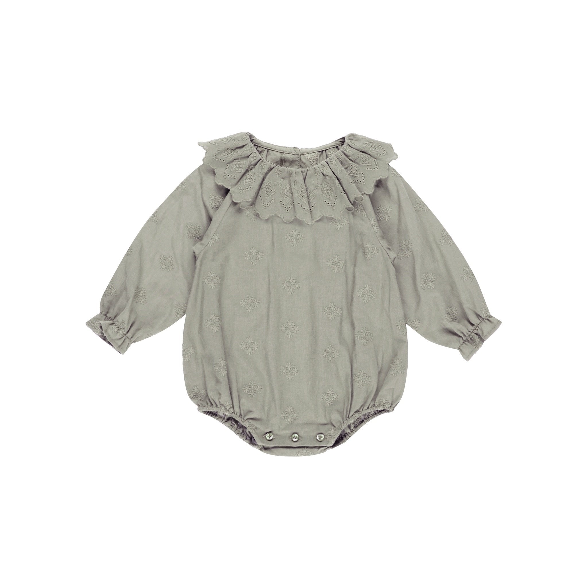 Rylee + Cru Colette Romper - Laurel