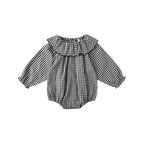 Colette Romper - Black Gingham
